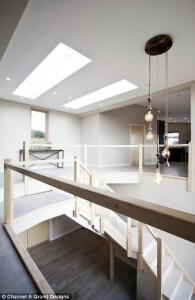 skylights over stairwell