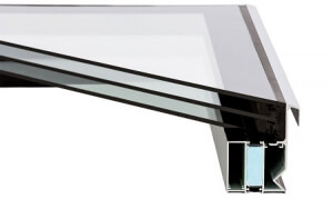 Triple glazed fixed flat cross section with best-in-class Ug-values