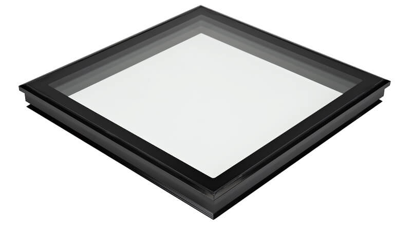 Fixed flat rooflights