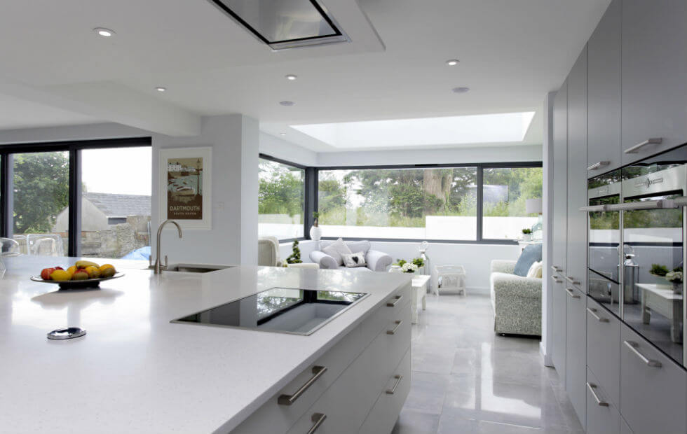 slimline rooflight in kitchen