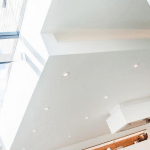 Large modular rooflight in kitchen