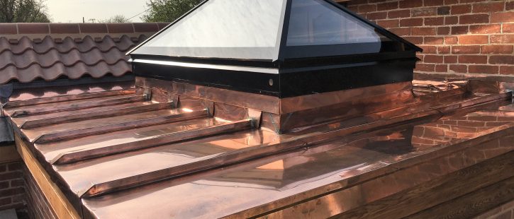 copper roof extension