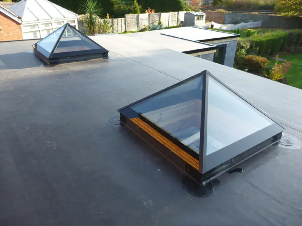 Pyramid roof lanterns