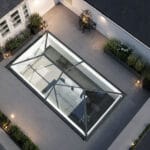 Slimline Roof Lantern from above
