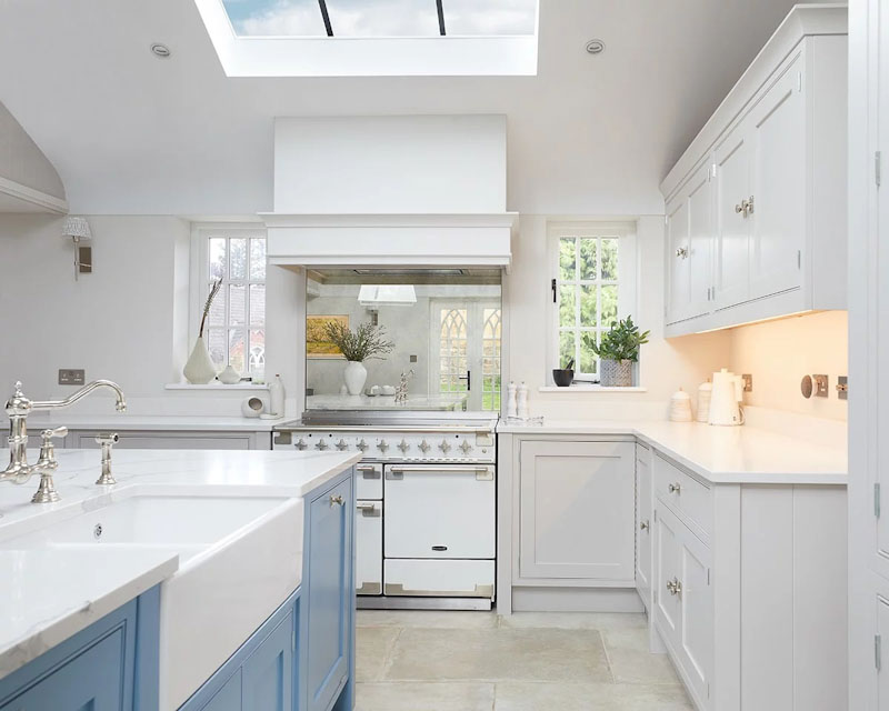 Beautiful kitchen with conservation style rooflight