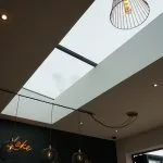 Looking up through modular rooflight