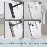 bifold door handle - colour options