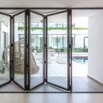 bifold doors - internal view