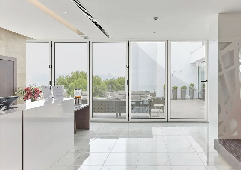bifold doors - internal view