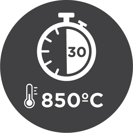850 degrees icon