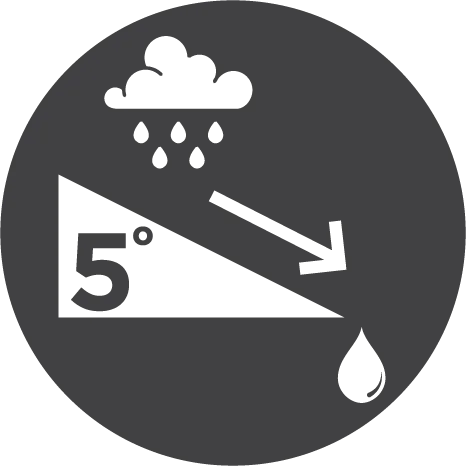 Built in 5 degree icon