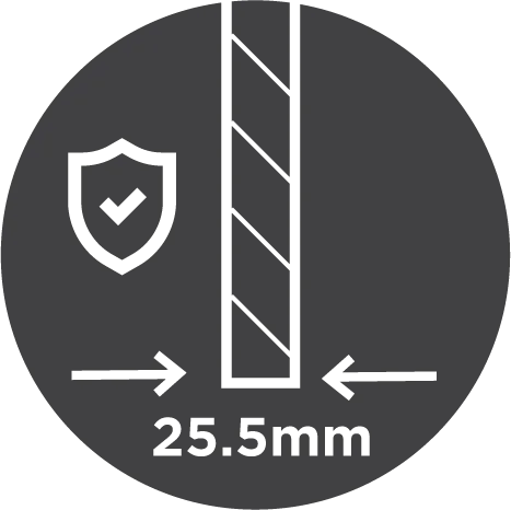 External pane 25.5mm icon