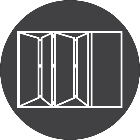 door panel arrangement icon