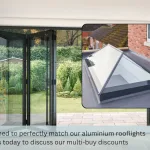 Bifold doors colour matched